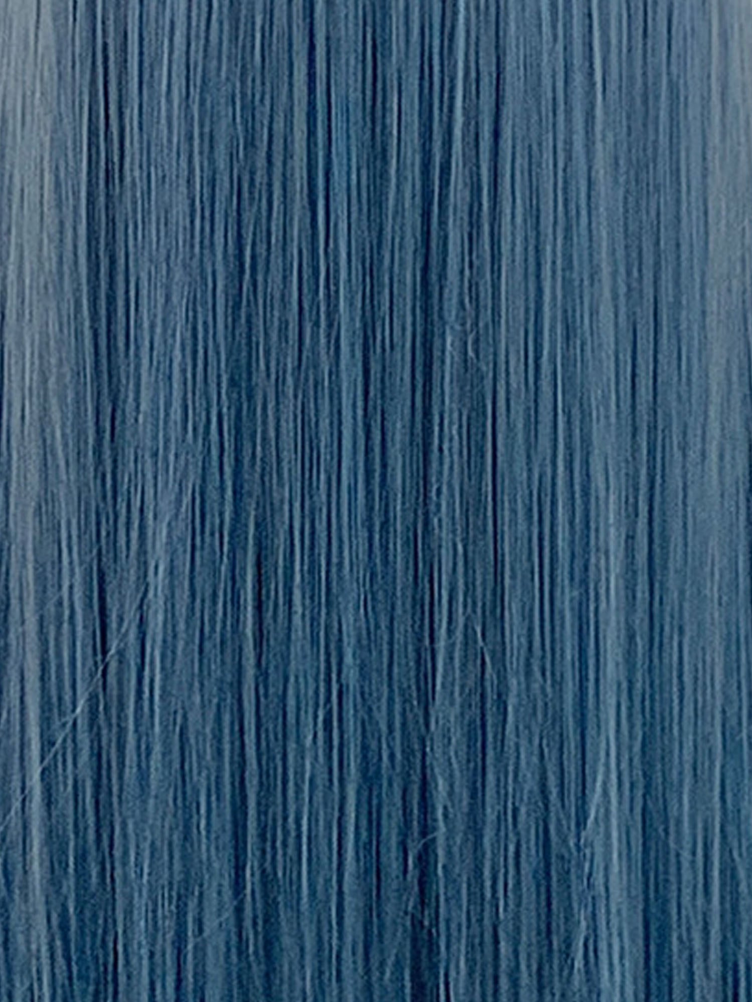 26" Blue Straight Fashion Synthetic Hair Wig QS027