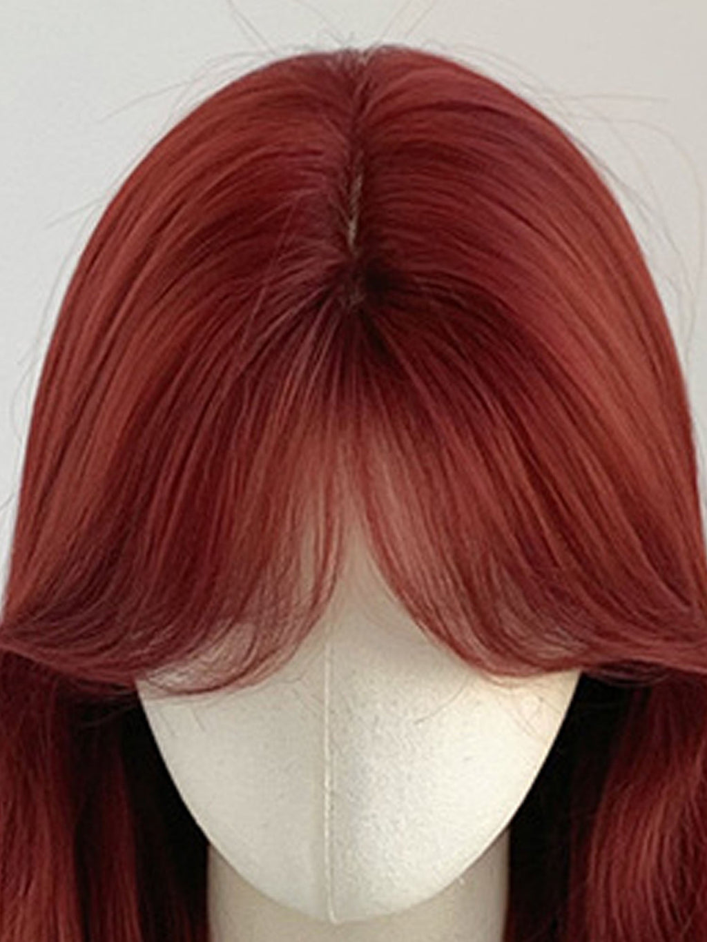 26" Red Straight Fashion Synthetic Hair Wig QS028