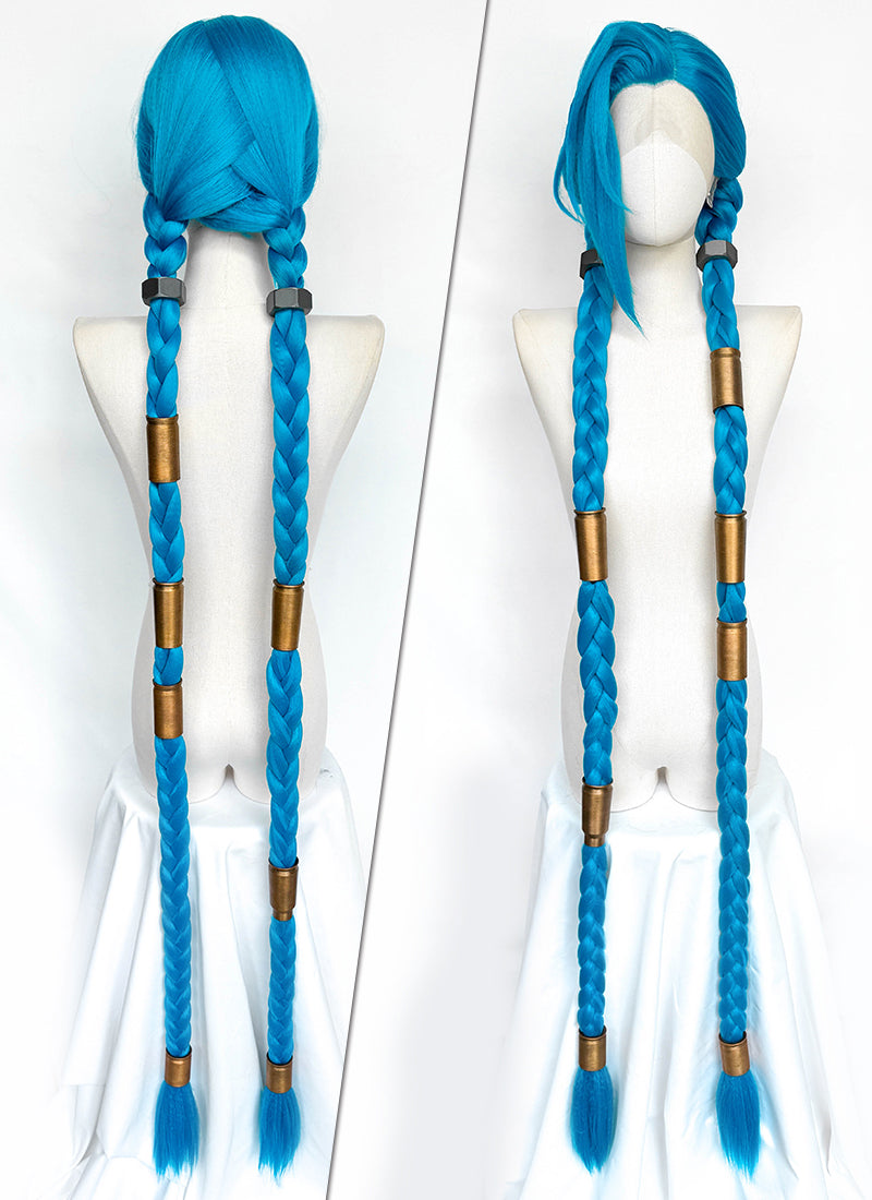 League of Legends Arcane Jinx 9-Piece 3D Printed Hair Accessories Set TD001