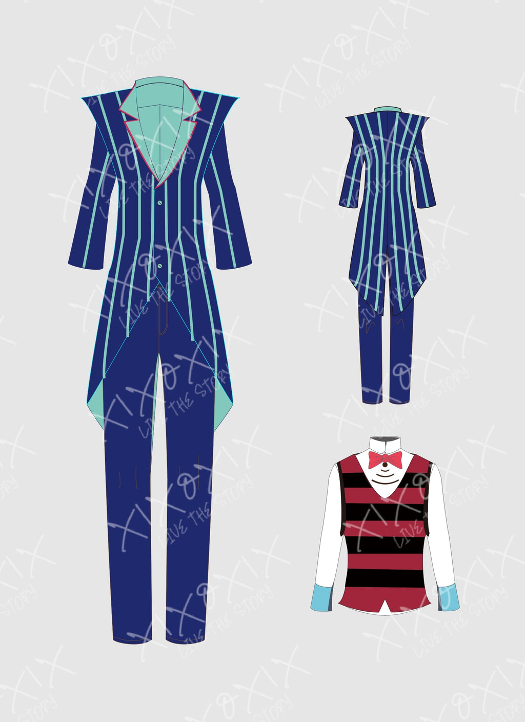 Hazbin Hotel Vox Cosplay Costume CO106