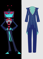 Hazbin Hotel Vox Cosplay Costume OPC017