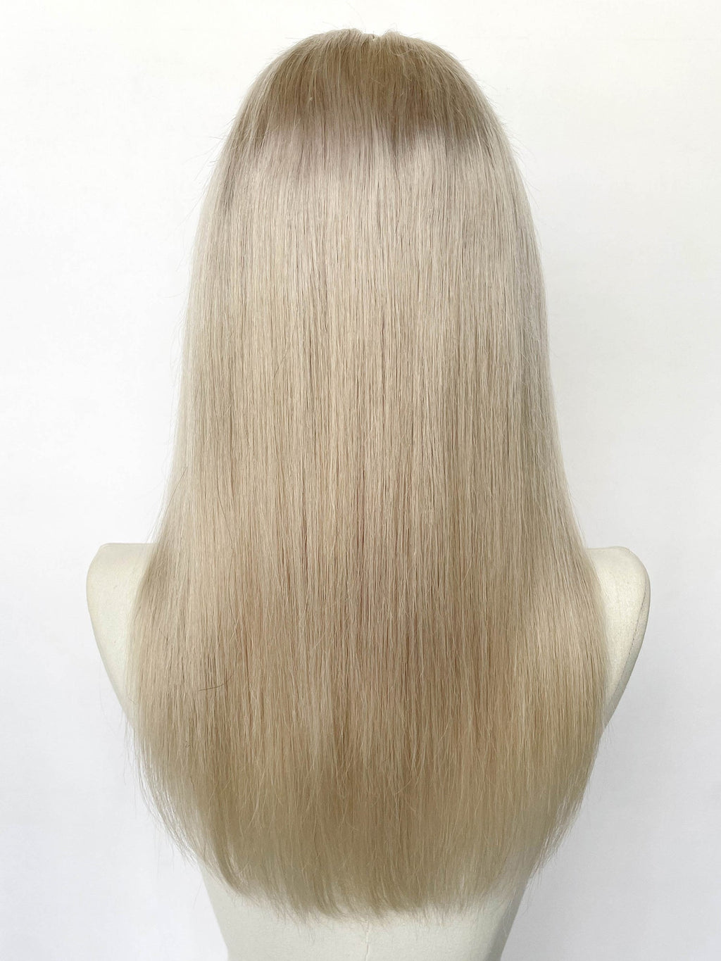 20" Long Straight Blonde Full Lace Remy Human Hair HHC180B
