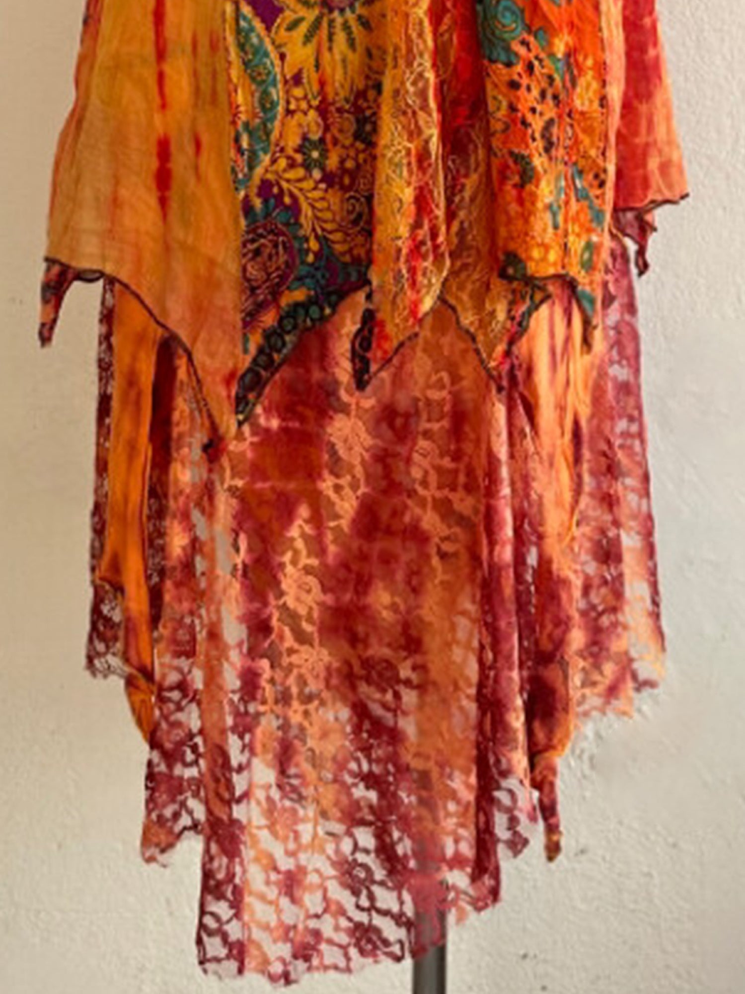 Nepal Dopamine Tie-Dye Hippie Fairy Maxi Dress XC004