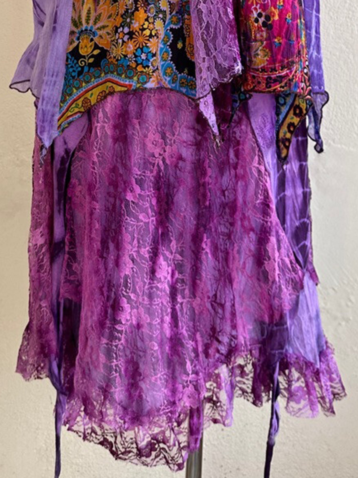 Nepal Dopamine Tie-Dye Hippie Fairy Maxi Dress XC004