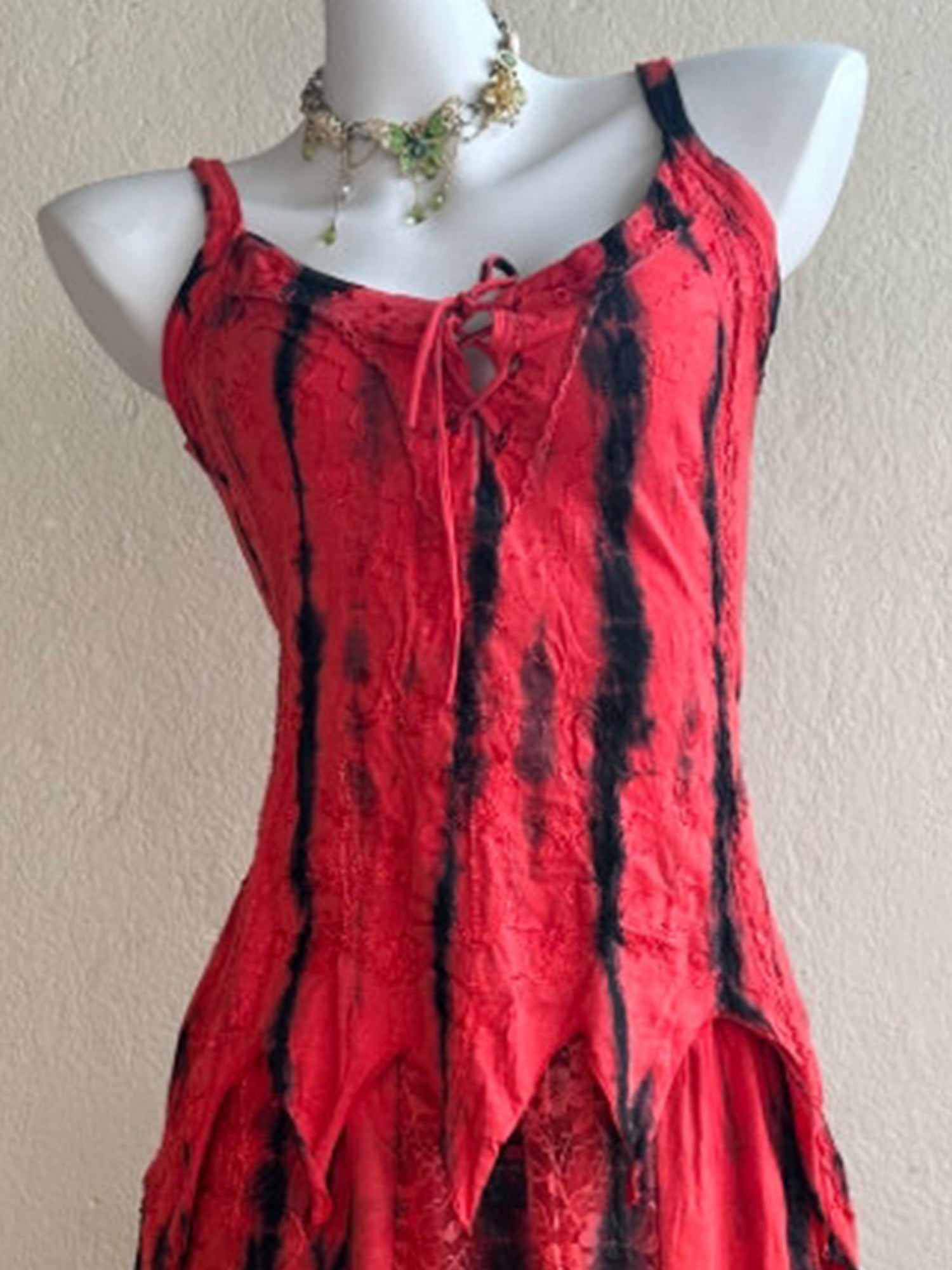 Nepal Handmade Tie-Dye Hippie Boho Maxi Dress XC007