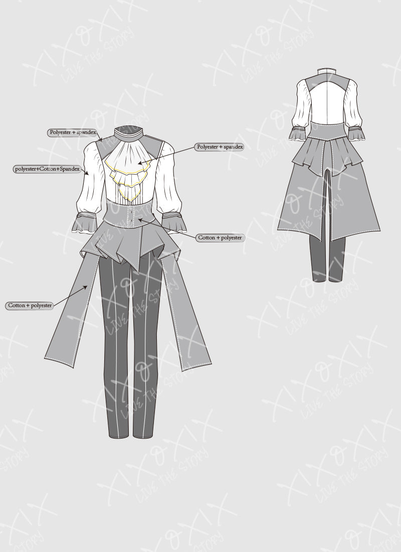 Clair Obscur: Expedition 33 Maelle Game Cosplay Costume CO108