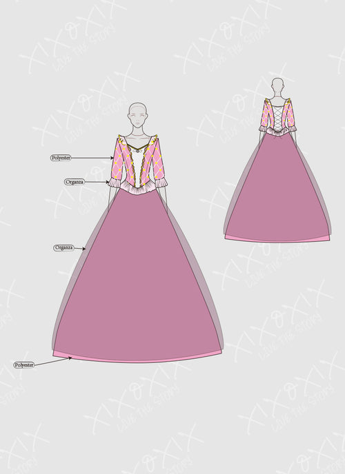 Barbie as the Princess and the Pauper Princess Anneliese Cosplay Costume CO107