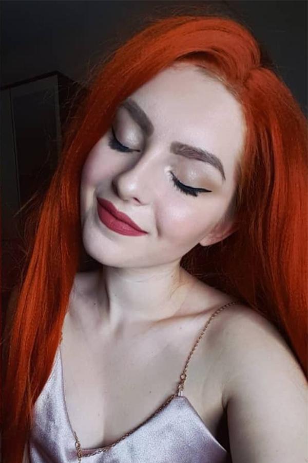 30" Auburn Yaki Lace Front Wig 10009 - StarLite Hair