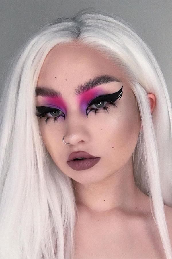 30" Pure White Yaki Lace Front Synthetic Wig 10011 - StarLite Hair