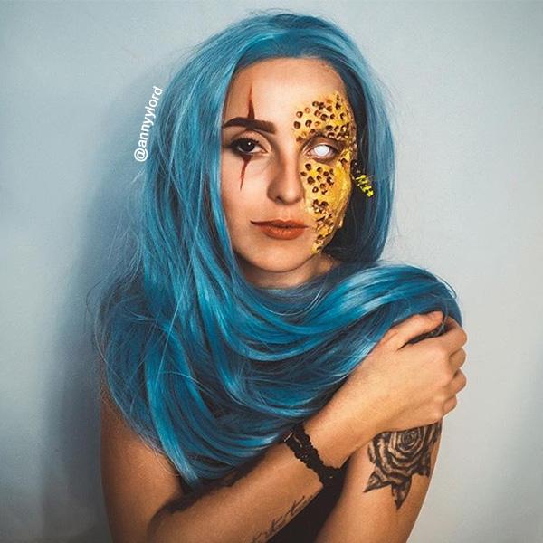 30" Light Blue Lace Front Synthetic Wig 10187 - StarLite Hair