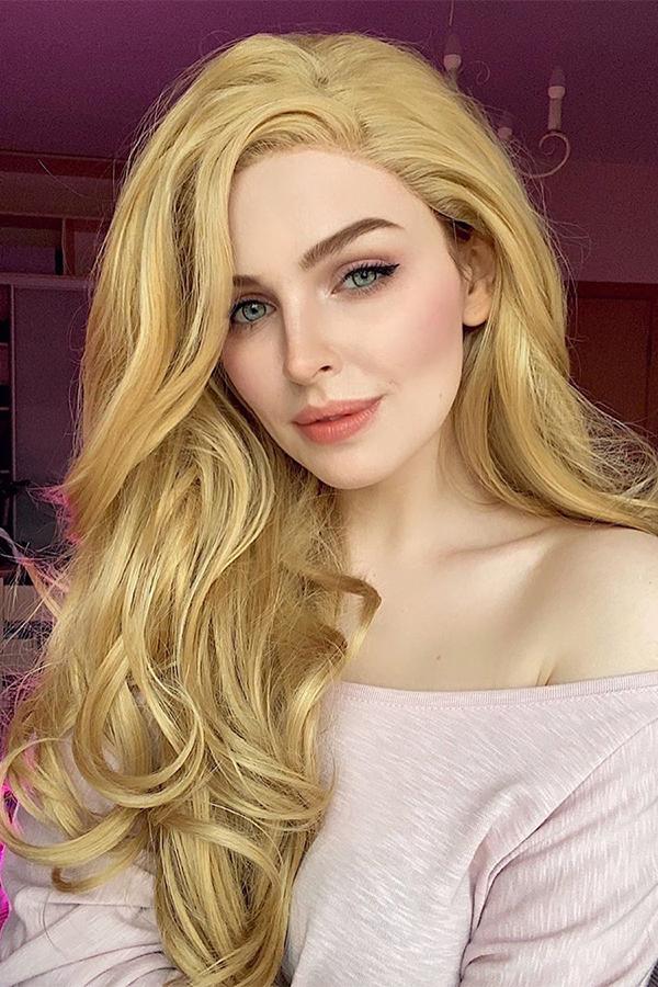 26" Mixed Blonde Lace Front Synthetic Wig 20148 - StarLite Hair