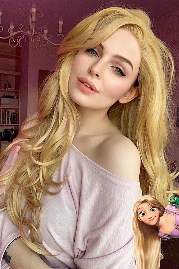 26" Mixed Blonde Lace Front Synthetic Wig 20148 - StarLite Hair