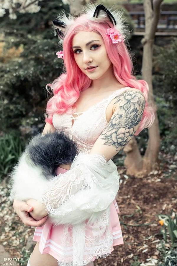 26" Pink Lace Front Synthetic Hair Wig 20200 - StarLite Hair