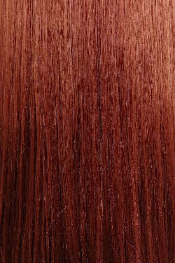 24" Auburn Lace Front Synthetic Wig 20006
