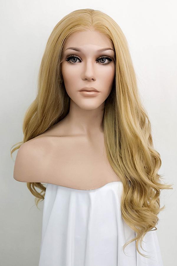 24" Golden Blonde Lace Front Synthetic Wig 20071 - StarLite Hair