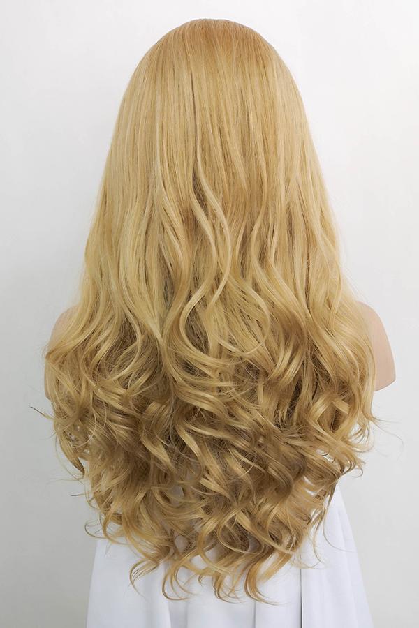 24" Golden Blonde Lace Front Synthetic Wig 20071 - StarLite Hair