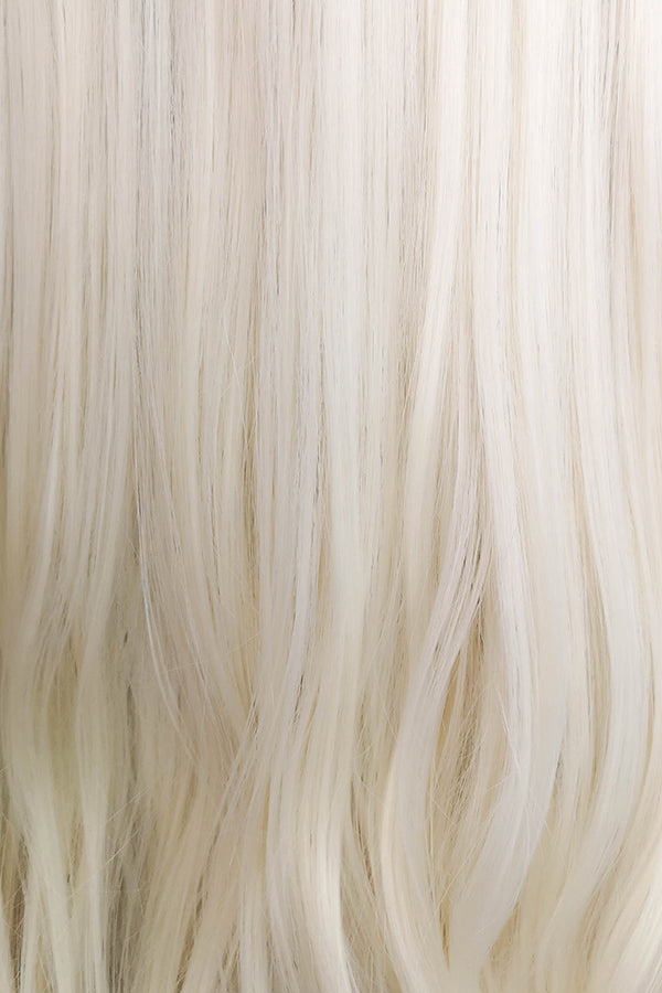 30" Platinum Blonde Lace Front Synthetic Wig 10006